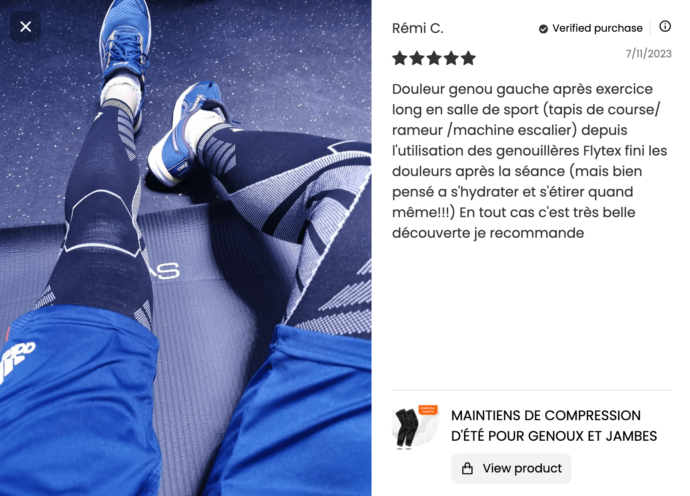 Maintiens de compression pour Genoux et Jambes – Image 2